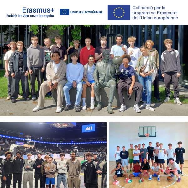 Erasmus+ : une semaine de basketball et d'ouverture européenne à Kaunas (Lituanie) pour les joueurs du centre de formation des Béliers de Kemper